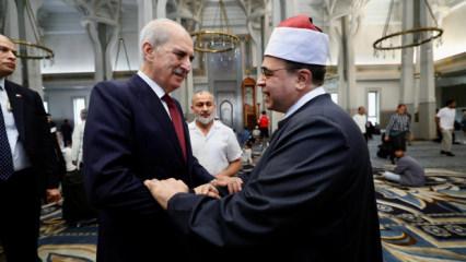 Kurtulmuş'tan İtalya'da Roma İslam Merkezi'ne anlamlı ziyaret