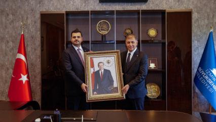 AK Parti'den İzmir B&uuml;y&uuml;kşehir Belediye Başkanı Cemil Tugay'a ilk ziyaret