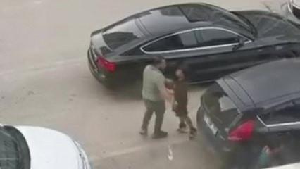 K&uuml;&ccedil;&uuml;k &ccedil;ocuğun annesini saldıran babasına tepkisi viral oldu