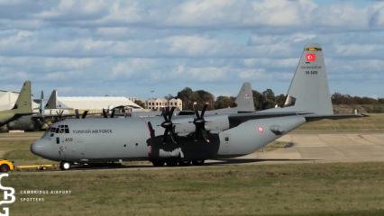 TSK'nın hava filosu katlanıyor: İngiltere'den alınan C-130J g&ouml;r&uuml;nt&uuml;lendi!
