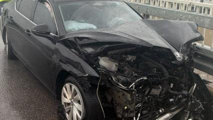 Ankara'dan Aydın'a d&ouml;nen Ko&ccedil;arlı Belediye Başkanı Arıcı kaza ge&ccedil;irdi