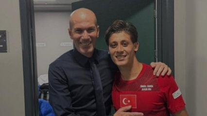 Arda G&uuml;ler, Zidane ile fotoğraf paylaştı! Mbappe'den sitem geldi