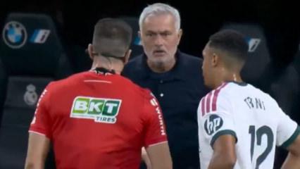 Arda G&uuml;ler&rsquo;e yapılan faul Mourinho&rsquo;yu &ccedil;ıldırttı