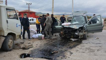 Antalya'da feci kaza! 1 &ouml;l&uuml;, 2 yaralı