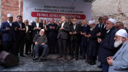 Bayrampaşa'da Yeşil Cami ve Kur'an Kursu K&uuml;lliyesi'nin temeli atıldı