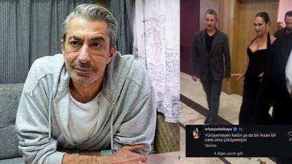 Erkan Petekkaya&rsquo;dan H&uuml;lya Avşar&rsquo;ın videosuna kafa karıştıran yorum! 'Bir canlı ama y&uuml;r&uuml;yemiyor'