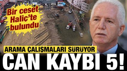 İstanbul'daki sel felaketinde can kaybı 5'e y&uuml;kseldi: Ceset Hali&ccedil;'te bulundu!