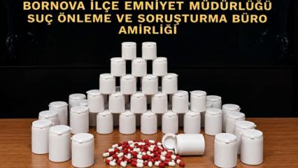 İzmir'de 2 bin 775 sentetik ecza ele ge&ccedil;irildi