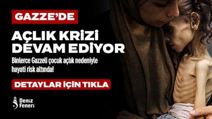 Gazze'de a&ccedil;lık devam ediyor! Binlerce &ccedil;ocuk risk altında