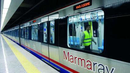 Marmaray yolcularına &ouml;nemli uyarı! Seferler aksadı