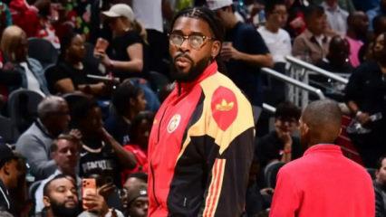 NBA yıldızı Lu Dort, ma&ccedil;a Galatasaray ceketiyle geldi!