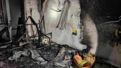 Rezidansta yangın dehşeti: 1 kişi &ouml;ld&uuml;, 1 kişi yaralandı