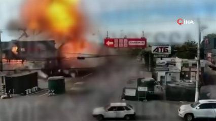  Rusya, Odessa'da s&uuml;permarketi vurdu