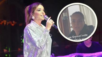 Şarkıcı Beng&uuml;, Ege Denizi'nde hortuma yakalandı! Korku dolu anlar kamerada