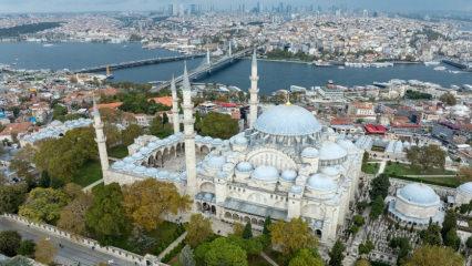S&uuml;leymaniye Camii'nin gizli &ouml;zellikleri restorasyonda ortaya &ccedil;ıktı