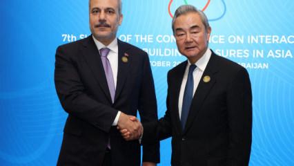 Bakan Fidan Bak&uuml;'de temaslarını s&uuml;rd&uuml;r&uuml;yor