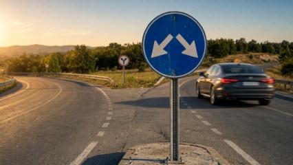 Yollarda sık&ccedil;a g&ouml;r&uuml;l&uuml;yor: Bu trafik levhası ne anlama geliyor?