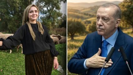 25 yaşında 100 bin liralık hibeyle s&uuml;r&uuml;s&uuml;n&uuml; b&uuml;y&uuml;tt&uuml;! Erdoğan fotoğrafını paylaşmıştı