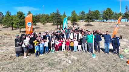 Kayseri B&uuml;y&uuml;kşehir, bin 150 fidanı toprakla buluşturdu 