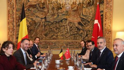 Bakan Fidan, Bel&ccedil;ikalı mevkidaşı Prevot ile bir araya geldi