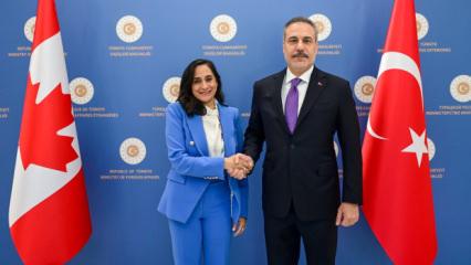 Bakan Fidan, Kanadalı mevkidaşı Anand ile g&ouml;r&uuml;şt&uuml;