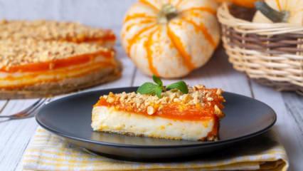 Balkabaklı cheesecake nasıl yapılır? Sonbaharın en sevilen tatlısı