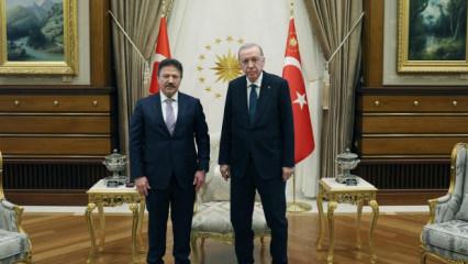 Cumhurbaşkanı Erdoğan, TESK Genel Başkanı'nı kabul etti