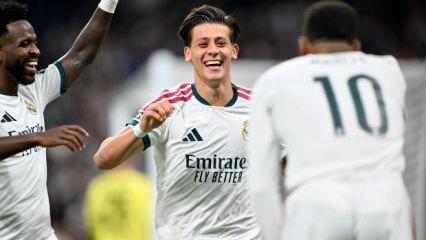 Devler Ligi'de Arda G&uuml;ler fırtınası! Arda attı, Real Madrid farka gitti
