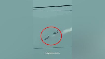Filipinler'de 2 askeri eğitim u&ccedil;ağı havada &ccedil;arpıştı! 4 pilot hayatını kaybetti
