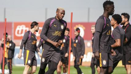 Galatasaray, Lille ma&ccedil;ına hazır: Yıldız isim son antrenmana katılmadı