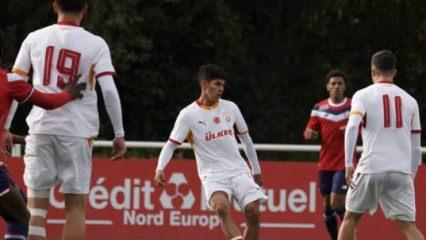 Galatasaray'ın gen&ccedil;leri Fransa'da Lille'e direnemedi!