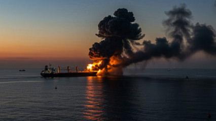 H&uuml;rm&uuml;z Boğazı&rsquo;nda petrol tankeri mayına &ccedil;arptı! İran&rsquo;dan sert mesaj