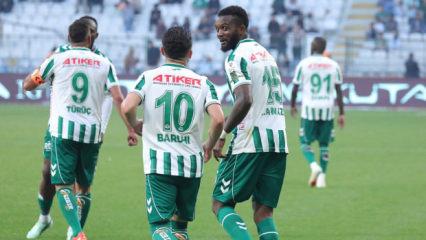 Konyaspor, Gen&ccedil;lerbirliği'ni rahat ge&ccedil;ti