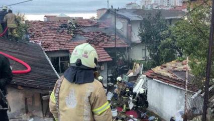 Maltepe'de gecekonduda &ccedil;ıkan yangında 11 yaşındaki &ccedil;ocuk &ouml;ld&uuml;