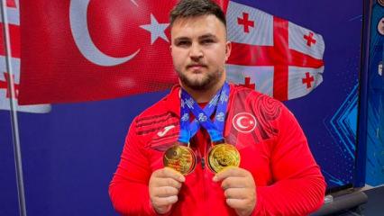 Milli halterci Avrupa Şampiyonu oldu! 2 altın madalya kazandı