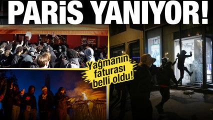 Paris yanıyor! Yağmanın faturası belli oldu 