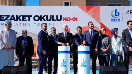 Sadece &ccedil;ocuklar değil aileler de eğitilecek! Bağcılar'da Nezaket Okulu'nun temeli atıldı