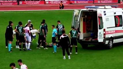 Yeşil sahada korku dolu anlar! Kalp krizi ge&ccedil;iren futbolcu hastaneye kaldırıldı