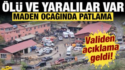 Zonguldak'ta maden ocağında patlama: &Ouml;l&uuml; ve yaralılar var!