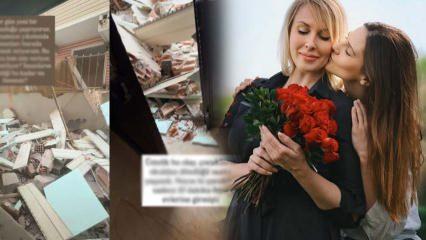 Alina Boz'un annesinden sert tepki! Yaşadığı bina yıkım sırasında zarar g&ouml;rd&uuml;