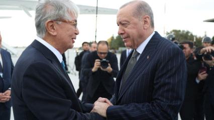 Cumhurbaşkanı Erdoğan'dan Tokayev'e sıcak karşılama: COP31'e davet etti