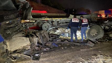 Elazığ&rsquo;da 3 tır &ccedil;arpıştı: 1 &ouml;l&uuml;
