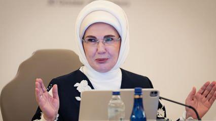 Emine Erdoğan'dan T&uuml;rk Devletleri Teşkilatı zirvesine ilişkin videolu paylaşım