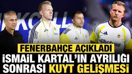 Fenerbah&ccedil;e'den teknik direkt&ouml;r a&ccedil;ıklaması! İsmail Kartal ayrılığı sonrası Kuyt gelişmesi