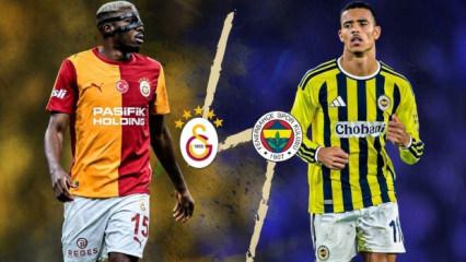 Galatasaray - Fenerbah&ccedil;e! İlk 11'ler belli oldu