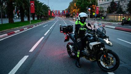 İstanbul'da 29 Ekim Cumhuriyet Bayramı dolayısıyla bazı yollar trafiğe kapatıldı