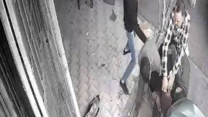 Kayseri'deki oto tamircisinde kanlı saldırı kamerada