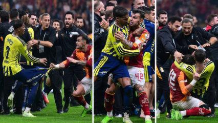 Derbideki kavganın en net g&ouml;r&uuml;nt&uuml;s&uuml;! Archie Brown'dan olay s&ouml;zler