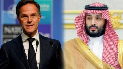 Rutte, Prens Selman ile g&ouml;r&uuml;şt&uuml;