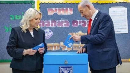 Se&ccedil;im s&uuml;rerken Netanyahu'dan skandal paylaşım geldi! 'Acil durum' deyip...